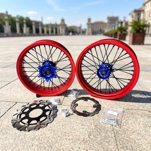 Nouvelles jantes avant/arrière en alliage d'aluminium Supermoto de marque FL pour moto <span class=keywords><strong>CRF</strong></span> <span class=keywords><strong>450</strong></span> Cr250r, <span class=keywords><strong>prix</strong></span> d'usine - Product Image 1