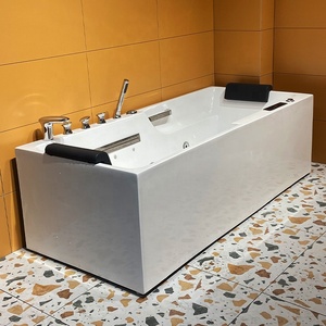 <span class=keywords><strong>Baignoire</strong></span> de massage bien-être autoportante moderne SICO avec jets de <span class=keywords><strong>balnéothérapie</strong></span> plongeant à froid et égouttoir pour le trempage de l'hôtel - Product Image 4