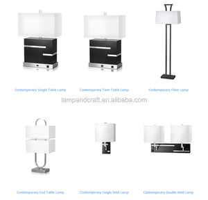 Customized Finished Drum Type Lampshade Table <b>Lamp</b> <b>Floor</b> <b>Lamp</b> for Hotel Guest Room Bedside <b>Lighting</b> Collection - Product Image 3