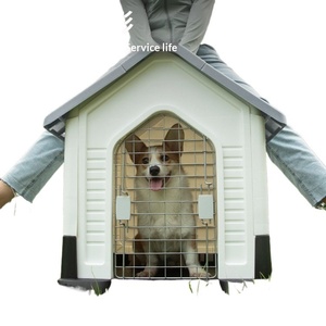 Cuccia per Cani per Tutte le Stagioni, Resistente al Sole e alla Pioggia, Calda, Assemblabile, per Interni ed Esterni, per Cani Piccoli, Medi e Grandi - Product Image 1
