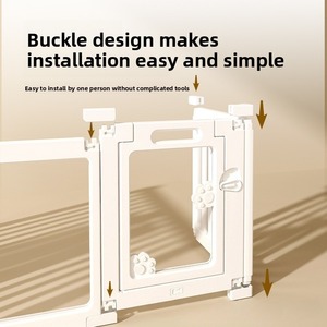 Recinzione in acrilico trasparente per animali domestici in stile moderno box sicuro per cani - Product Image 3