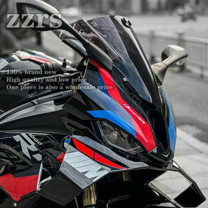 Cubierta de Admisión de Aire con Alerón Fijo para <span class=keywords><strong>S1000RR</strong></span> a <span class=keywords><strong>M1000RR</strong></span> Thunder Hood - Negro/Azul/Blanco - Product Image 2