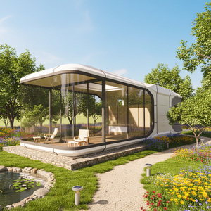 Contenedor de Envío Prefabricado de 40 pies, Casa Modular Ecológica, Oficina, Escuela, Edificios de Apartamentos, Paneles Sándwich, Taller - Product Image 1