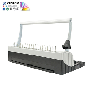 Ofitech 21 lỗ bìa cứng máy tính ràng buộc đấm Máy lược ràng buộc sách & lịch chất kết dính Cuốn sách làm xoắn ốc máy - Product Image 2