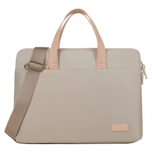 Sac pour ordinateur portable en polyester imperméable, mallette d'affaires légère, antichoc, 15,6 pouces, sac de voyage pour femmes, petite mallette - Product Image 4