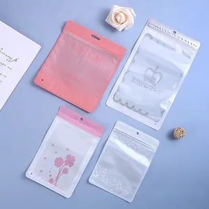 Alineador de dientes transparente personalizado, bolsas de plástico con cremallera, embalaje de pulsera para pendientes, pequeños tornillos para cuentas de joyería, bolsa de plástico - Product Image 1