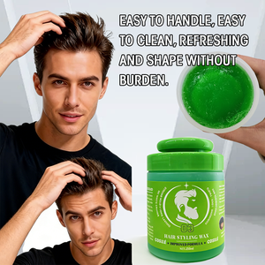 Gel coiffant pour hommes à marque privée, cire et pommade à tenue extra forte pour torsades et tresses - Product Image 2