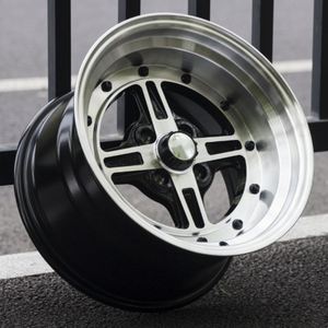 Rueda de Aleación para Auto de Carreras, 15X8.0 Pulgadas y 15X9.0 Pulgadas, PCD 4/100, Nueva, para Camioneta, Remolque, Cámper, Hecha de Aluminio - Product Image 1