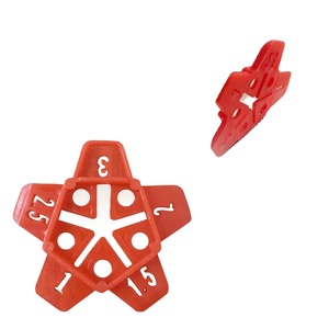 Entretoises de carreaux en <span class=keywords><strong>plastique</strong></span> modernes 5 en 1 Cales et entretoises de localisation de niveleur Entretoises de carreaux faciles à utiliser - Product Image 1