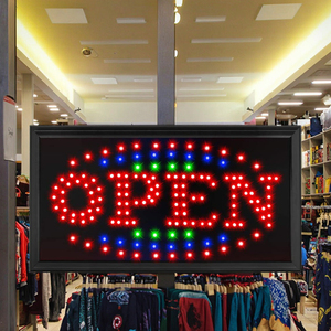 Letrero LED personalizado de 19x10 pulgadas, iluminado, para tiendas, letreros publicitarios LED para negocios, letreros LED publicitarios para tiendas. - Product Image 3