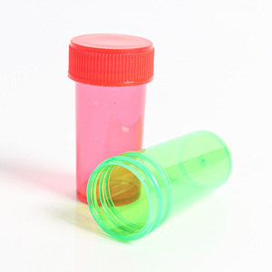 Flacon en plastique PP avec fermeture résistante aux enfants, pot à vis avec couvercles à scellage par induction, emballage sûr pour médicaments en comprimés - Product Image 1