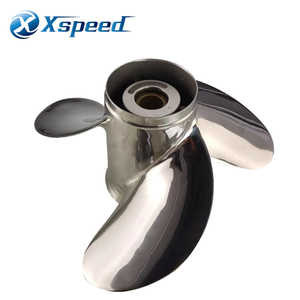 Hélice Marina de Acero Inoxidable de 3 Aspas para Motor Fuera de Borda Mercury 40HP 50HP 60HP 75HP 90HP 115HP 140HP - Product Image 1