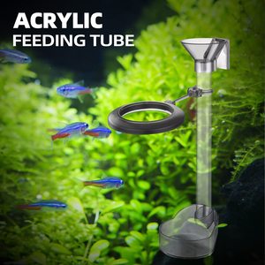 Kit tangki ikan kecil kustom kualitas tinggi tabung pemberi makan akuarium bergaya dengan ABS awet plastik akrilik kaca spons kecil air - Product Image 2