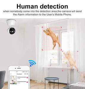 Caméra Wi-Fi Intelligente en Gros 3MP Alimentée par Batterie avec Capteur PIR Suivi Automatique Prise en Charge par Téléphone Mobile pour la Sécurité Domestique - Product Image 3