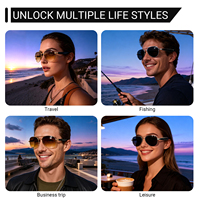 Lunettes Intelligentes F61 : Dispositif Portable avec Navigation GPS Précise, Lunettes Audio Intelligentes Sans Fil pour le Voyage