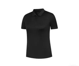 Однотонная Повседневная однотонная Удобная дышащая рубашка-поло с короткими рукавами на заказ