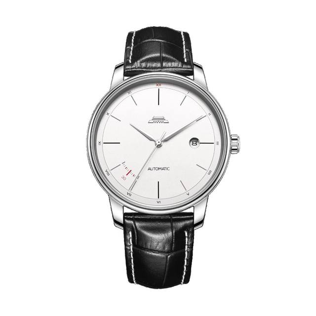 Beijing Architectural Series GMT+8 Timezone Watch 41mm Mechanical Watch Automatic Leather Band Man Watch Men Business Waterproof