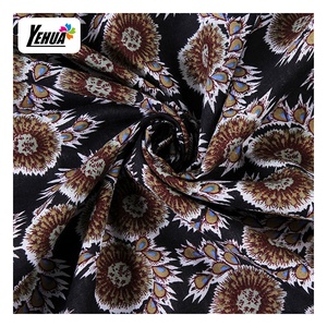 Fabricant vente en gros mode doux pas cher <span class=keywords><strong>prix</strong></span> rayonne décharge plaine viscose tissu d'impression pour les femmes vêtement <span class=keywords><strong>robe</strong></span> - Product Image 4