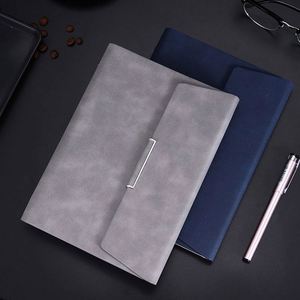 Custom Logo Creative Retro Leather Buckle Promotional A5 Business Notebook with Zodiac Forest <b>Paper</b> and UV Printing - Product Image 1
