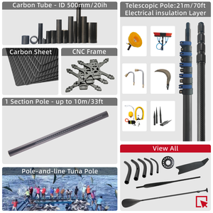 Chịu nhiệt kích thước tùy chỉnh OEM sợi carbon CNC cắt FPV drone khung 3K sợi carbon các bộ phận nhiều lớp tấm - Product Image 6