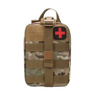 Vintage Camouflage 900D taille grande capacité pochette médicale cadre externe fermeture à glissière Oxford Polyester tactique trousse de premiers soins