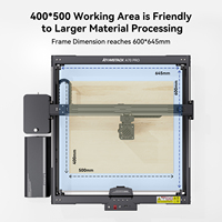 Graveur et découpeur laser bleu à diode 70W pour A70 Pro, pour métal, verre, caoutchouc, MDF, bois - Machine autonome haute précision