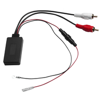 Adaptador Inalámbrico Aux-in para Motocicleta, Módulo Receptor de Audio y Radio para Modelos de Automóviles Universales, Cable Auxiliar