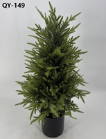 Plantes artificielles d'intérieur : Cyprès en pot, sapins en PE, décorations pour la maison, Noël, mariage, Nouvel An, bonsaïs, arbres de simulation
