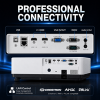 Projecteur laser professionnel 7200 lumens WUXGA 1920x1200 3LCD avec déplacement de l'objectif et zoom optique