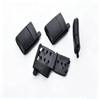 Embouts de cordon pliables en plastique avec points antidérapants, clips à clipser pour cordons de vêtements, capuchons pour cordons de sac à dos