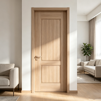 Porte intérieure contemporaine, surface lisse pré-finie, longue durée de vie, facile à nettoyer, isolation acoustique 30 dB, conforme CE, pour les maisons