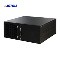 Boîtier PC industriel mural 7 emplacements pour ordinateur de contrôle, 2 LAN, 8 USB, 6 COM, 7 emplacements d'extension pleine hauteur IPC 6037