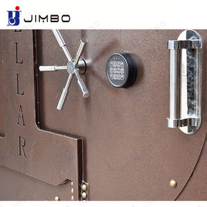 JIMBO Zware Stalen Kluisdeur voor Thuiswijnkelder Paniekruimte Vintage Stijl Hoge Veiligheid Bankkluisdeur - Product Image 5