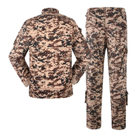 Ensemble chemise et pantalon tactiques pour homme, manches longues, camouflage Chad, plusieurs terrains
