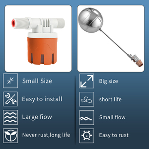 Prix compétitif Vanne à flotteur pour réservoir d'eau 1/<span class=keywords><strong>2</strong></span> "Vanne de contrôle du niveau de liquide à grand débit de petite taille - Product Image 5
