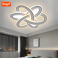 Vente chaude Polygone Smart Moderne Chambre Salon Maison Éclairage De Luxe Avec Télécommande Led Fantaisie Plafonnier