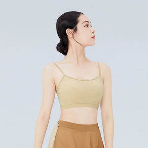 Sujetador sin costuras para <span class=keywords><strong>mujer</strong></span>, <span class=keywords><strong>ropa</strong></span> <span class=keywords><strong>de</strong></span> <span class=keywords><strong>Ballet</strong></span>, Tops, <span class=keywords><strong>ropa</strong></span> interior <span class=keywords><strong>de</strong></span> baile - Product Image 1