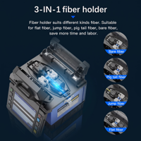 Empalmadora de Fibra Óptica T49 FTTH con Alineación de Núcleo, Empalme en 7s, Calentamiento en 18s +0.02dB Baja Pérdida de Empalme +5000 Veces Vida Útil de Electrodos