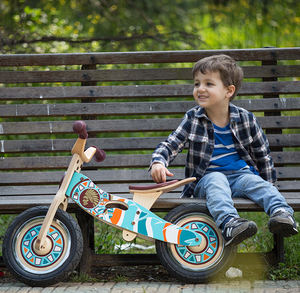 Vélo en <span class=keywords><strong>bois</strong></span> pour enfants, vélo d'équilibre en <span class=keywords><strong>bois</strong></span>, vert, nouvelle collection, - Product Image 2