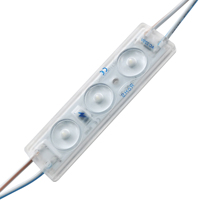 Module Led 160 Degrés 3leds 3W IP66 Haute Tension 220V ABS Injection Canal Lettres Rétro-Éclairage SMD 2835 Module Led