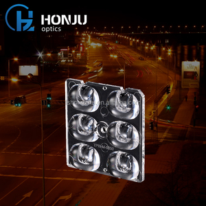 Lente para Farola de Inyección de Precisión HONJU, Tipo PC III, Lente LED M 5050, Diseño Óptico Cuadrado, Patrón Plano-Convexo - Product Image 2