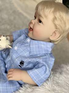 Muñecas R&B <span class=keywords><strong>Reborn</strong></span> que Hacen Pipí, Bebés Complementarios Gemelos, Más de 10000 Muñecas de Silicona, Kit de Niña sin Pintar - Product Image 5