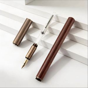 Promotional Luxury Sandalwood Fountain <b>Pen</b> High Quality Signature <b>Pens</b> with Custom logo As Gifts for Corporate Business Events - Product Image 3