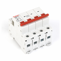 1P 2P 3P 4P Miniature Circuit Breaker MCB AC 1A 2A 3A 4A 5A 6A 10A 16A 20A 25A 32A 40A 50A 63A DIN Rail KNB2-63S1 CE CB IP20