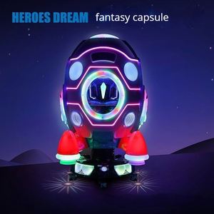 Most Popular Rotating Rocket Children's <b>Arcade</b> Machine Coin Operated Game Kids' Favorite - Product Image 5