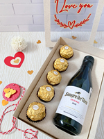 Nouveau design de boîte d'emballage pour le vin de bonbon faveur de mariage boîte de papier de chocolat avec logo personnalisé avec fenêtre