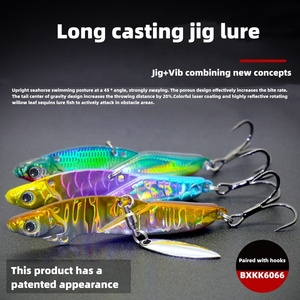 Offre Spéciale 8g 16g 21g 3D yeux réalistes pêche en métal jigging appât vibrant cuillère naufrage métal VIB leurre de pêche pour <span class=keywords><strong>perche</strong></span> - Product Image 6