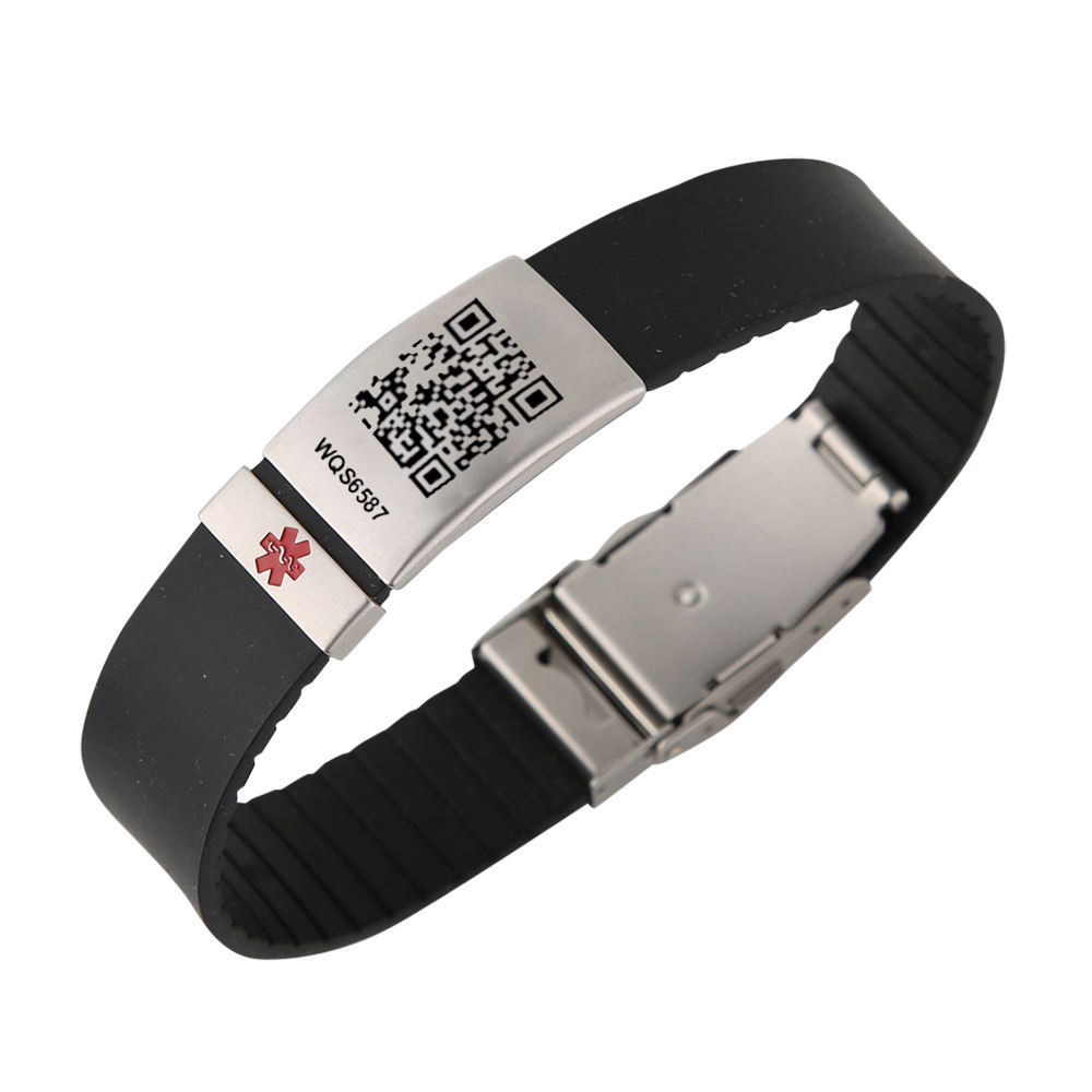 Medical Bracelet Pacemaker Engraved ID Awareness Band