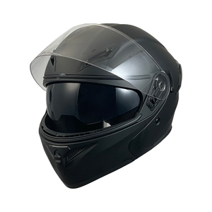 OEM Customized <strong>DOT</strong> <strong>Certification</strong> Matted Black Flip up Motorcycle <strong>Helmets</strong> Back for Fearless Knight Safety Protection - Product Image 3