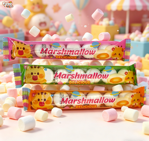 Custom Round Shape Fruit <strong>Jam</strong> Filled Marshmallow <strong>Individually</strong> Wrapped <strong>Mini</strong> Soft Candy Snacks Confectionery for Kids Birthday - Product Image 6